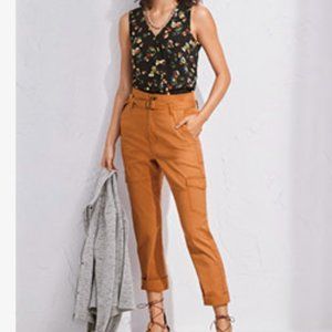 Cabi Paper Bag Cargo trouser pant Spring 2022 NWT size 8